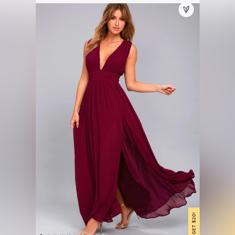 Heavenly hues maxi dress
